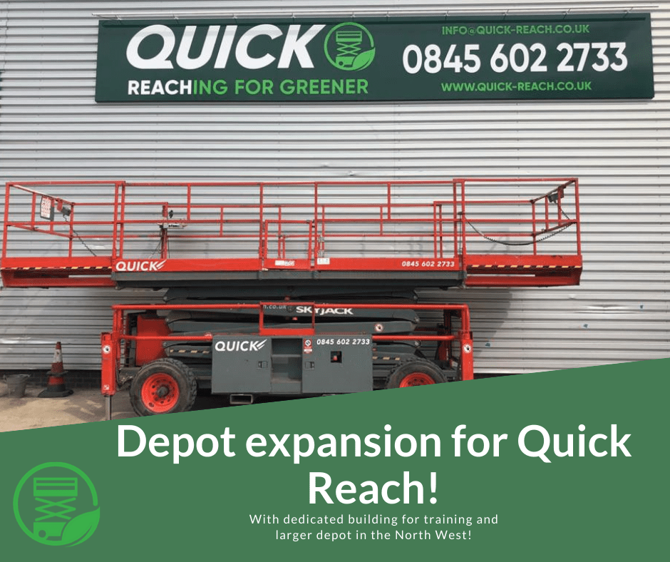 Depot Expansion for Quick Reach Manchester