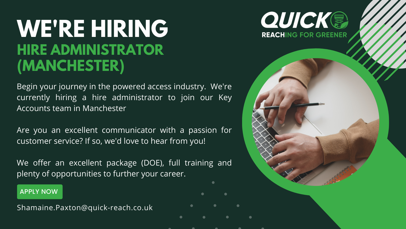 Hire Administrator – Manchester