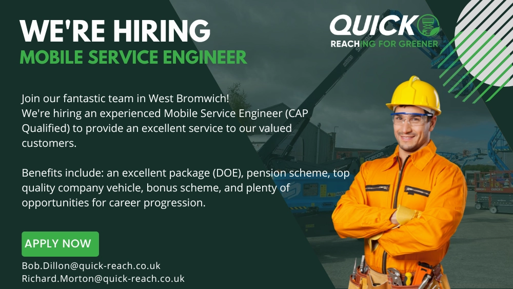 Mobile Service Engineer – West Bromwich