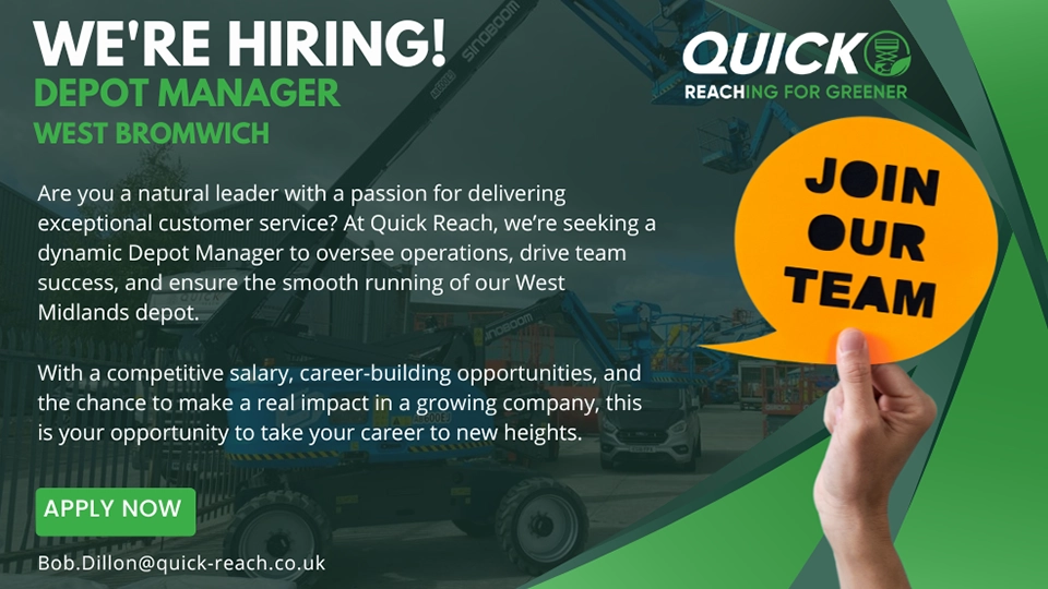 Depot Manager – West Bromwich