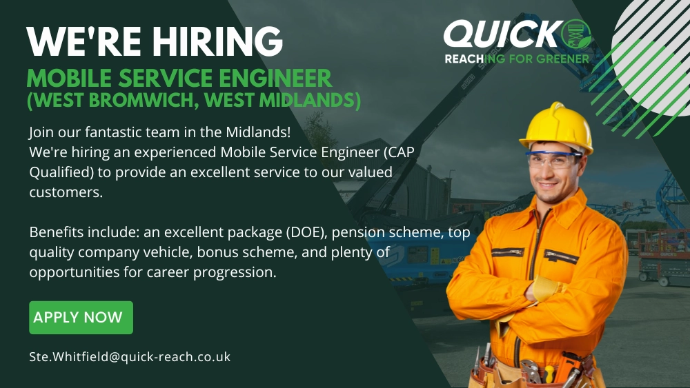 Mobile Service Engineer – West Bromwich