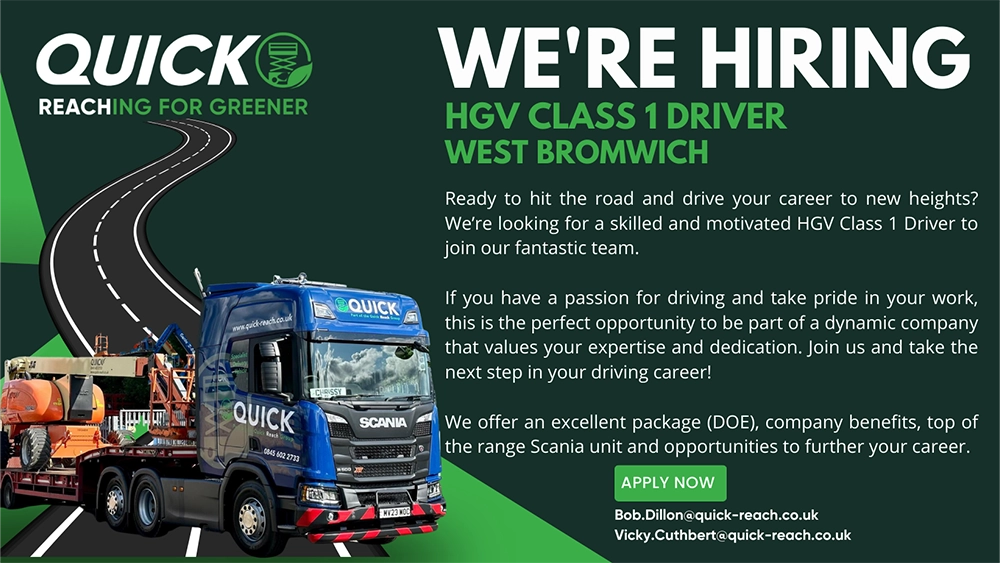 HGV Class 1 Driver- West Bromwich