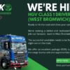 HGV Class 1 driver job listing