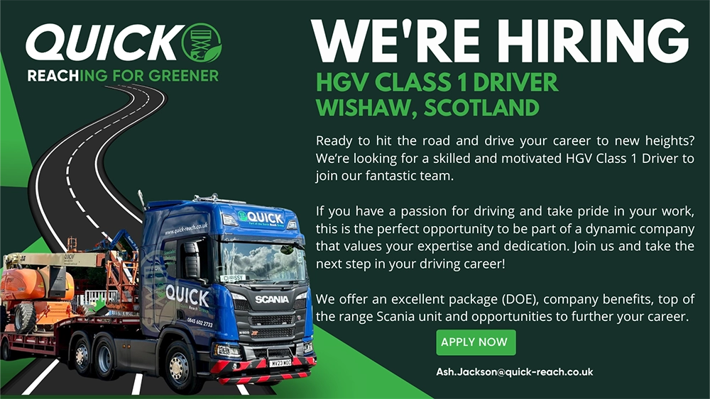 HGV Class 1 Driver – Wishaw