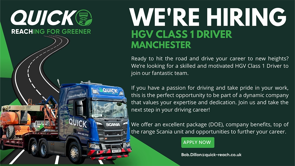 HGV Class 1 Driver – Manchester