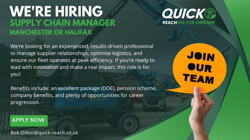 Supply Chain Manager – Halifax/Manchester